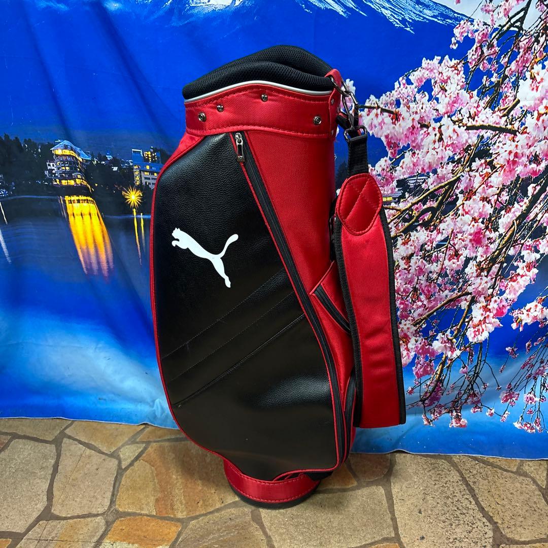 寶BX-1233 PUMA プーマ キャディバッグ 軽量 レッド/ブラック