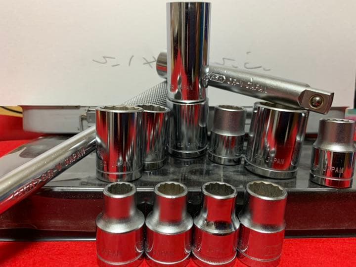 ASAHI  (A.H.S )TOOLS CR-V旭　ソケットま&レンチ