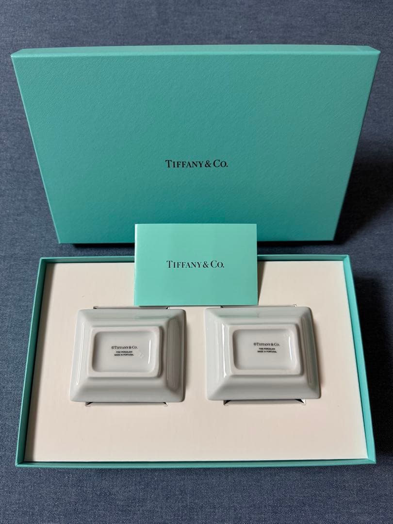 新品　非売品　ティファニー（TIFFANY&Co.）小皿ミニトレイ 2個セット