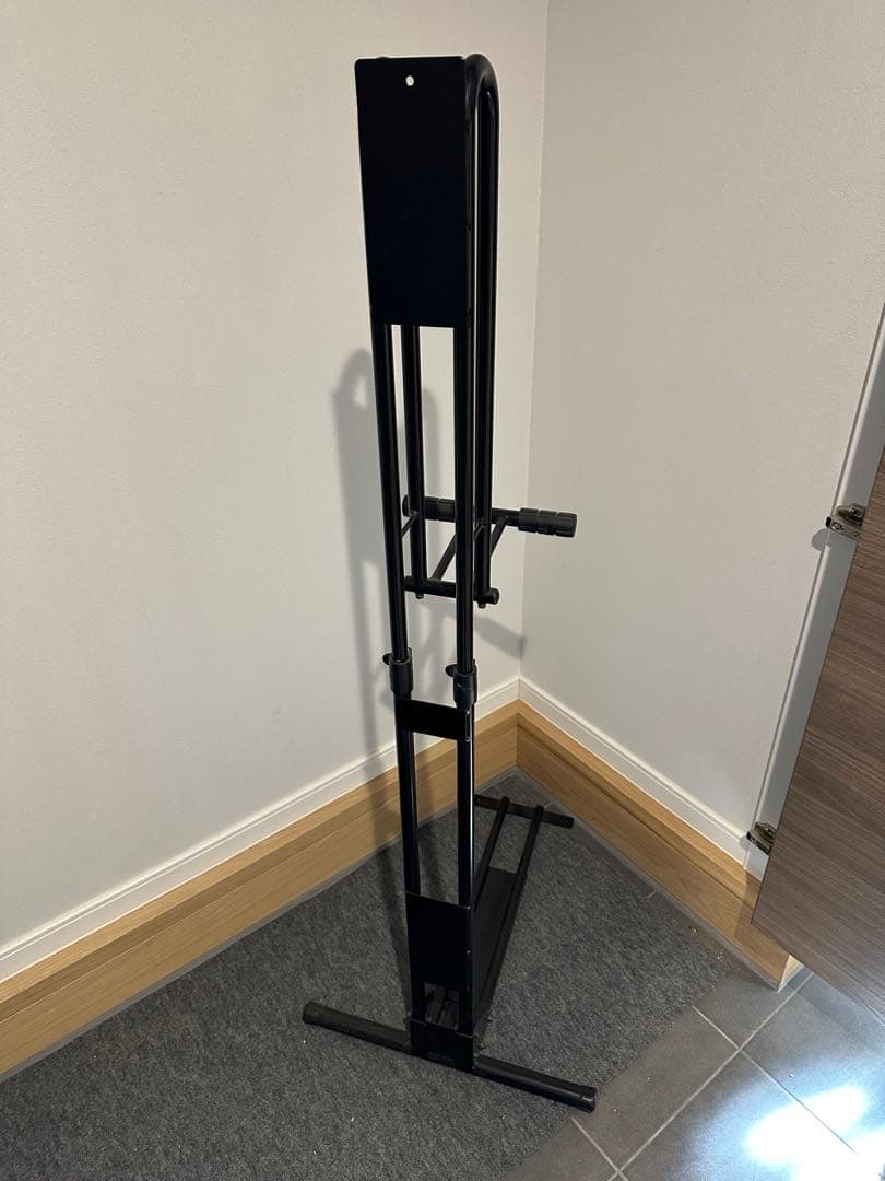 サイクルロッカー　自転車　縦置き　スタンド　CS-650 BLACK