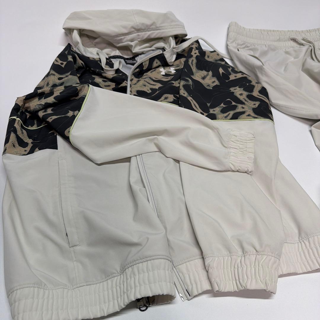 Under Armour ジャージ上下セット 2XL ホワイト/カモフラージュ