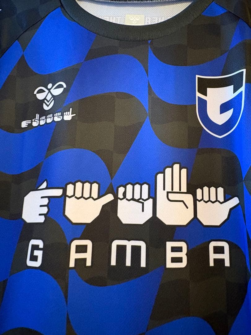 ガンバ大阪 hummel ヒュンメル 2025 手話シャツ