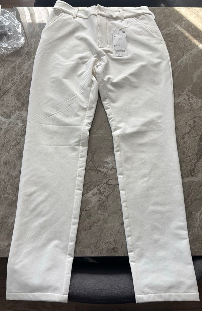 新品　ルコックスポルティフ　保温 裏起毛 M ホワイト　パンツ　タグ付き