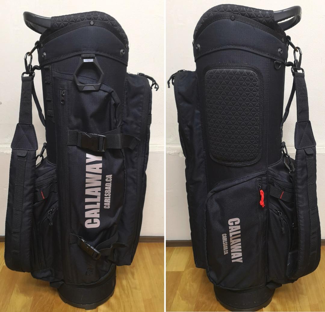 Callawayレイドバック 23 JM軽量カート型キャディバッグ（黒)