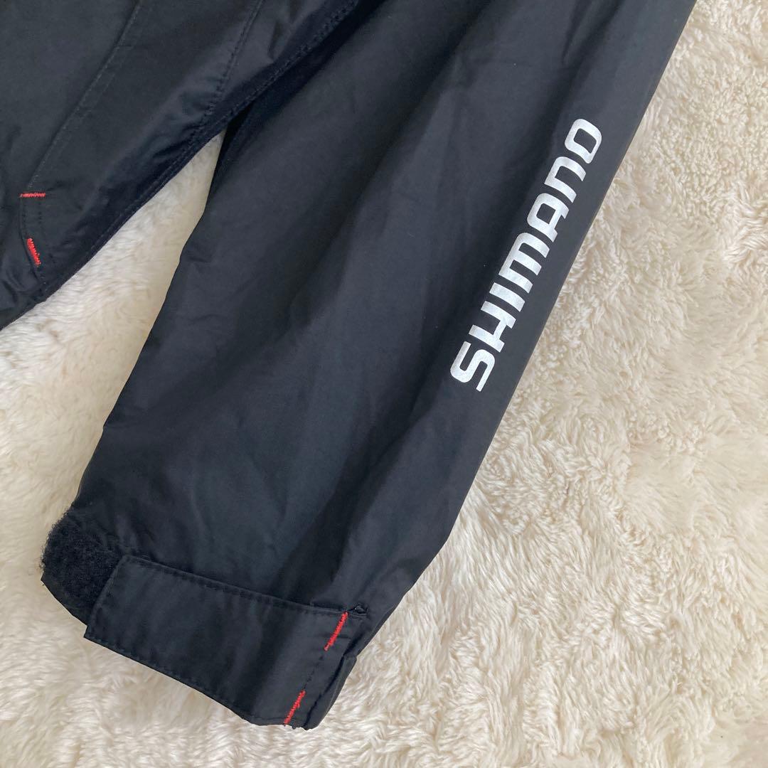 美品！SHIMANO シマノ　ナイロンジャケット ブラック　防風撥水　L