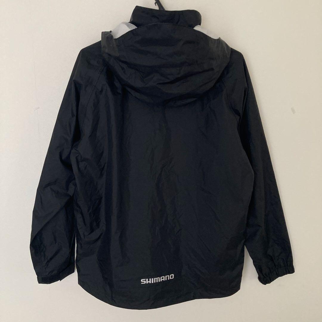 美品！SHIMANO シマノ　ナイロンジャケット ブラック　防風撥水　L