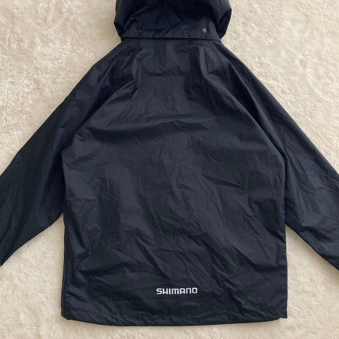 美品！SHIMANO シマノ　ナイロンジャケット ブラック　防風撥水　L