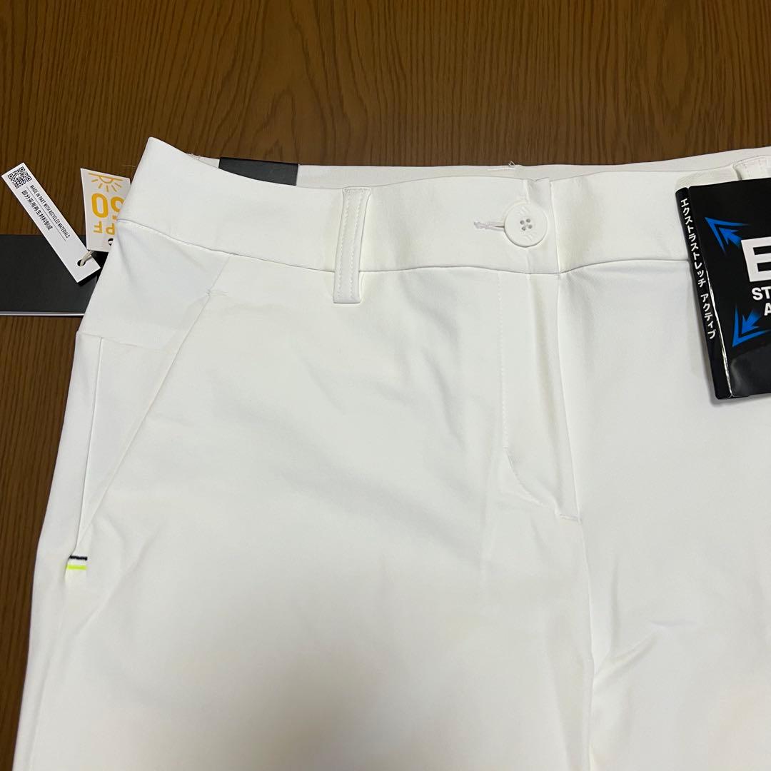 adidas ゴルフ　レディース　撥水 フルレングスパンツ ホワイト　L 新品