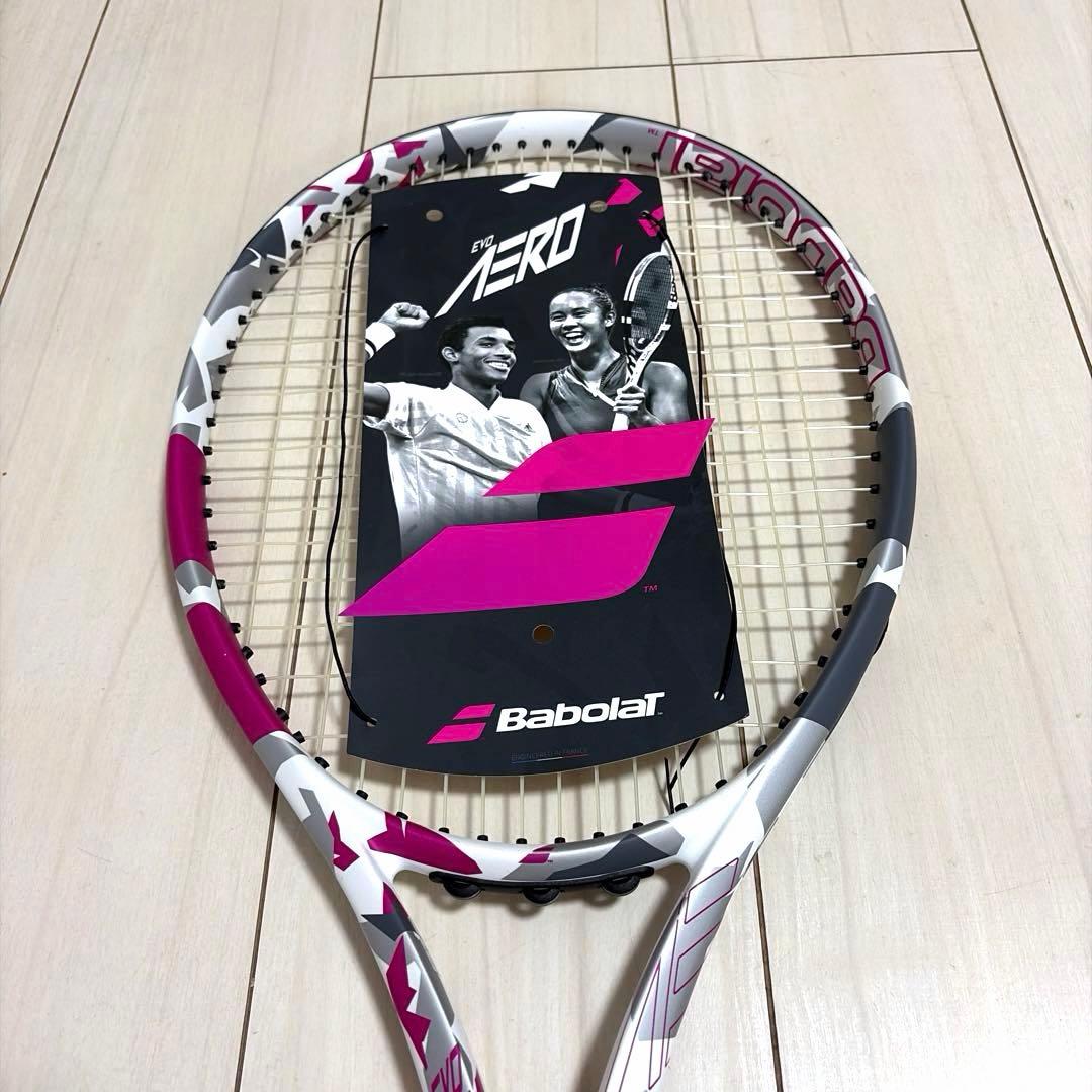 [値下げ]Babolat Evo Aero エボアエロピンクテニスラケット 新品