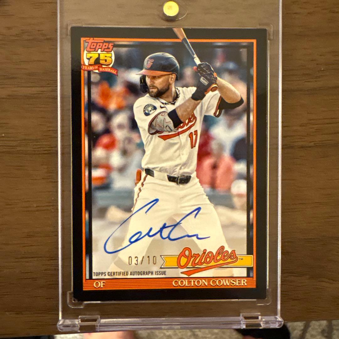 topps2026 COLTONCOWSER サインカード