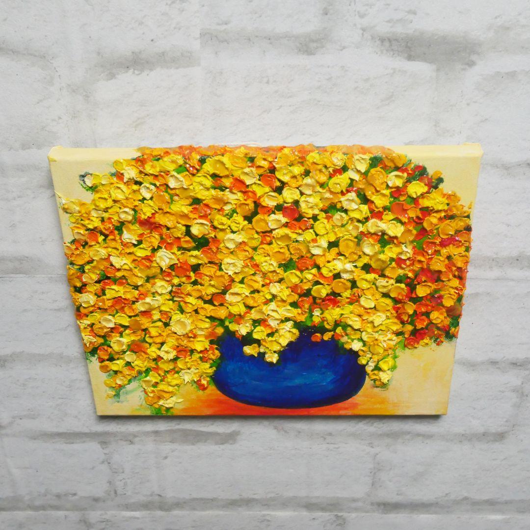 油絵 油彩 油彩画 絵画【ミモザ】