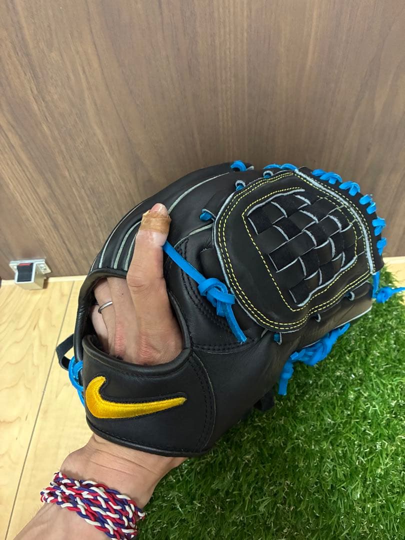 NIKE軟式用グラブ　オリジナル　湯もみ片付け