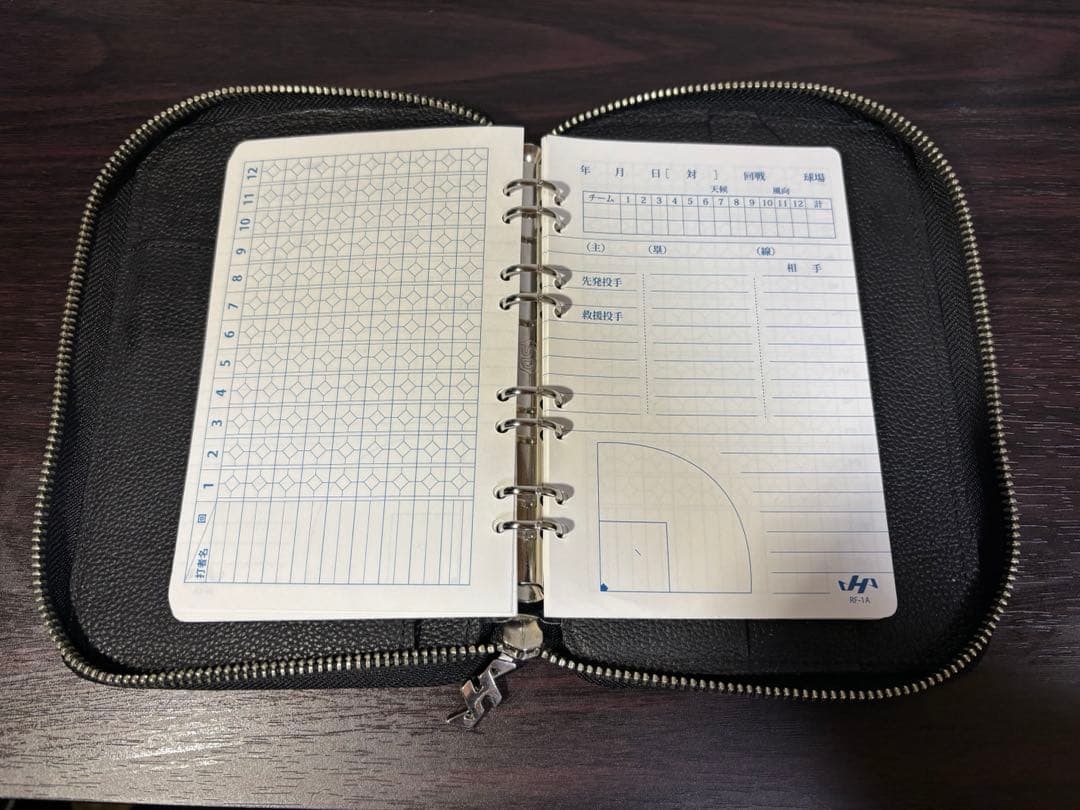 【美品】ハタケヤマ　手帳型　スコアブック