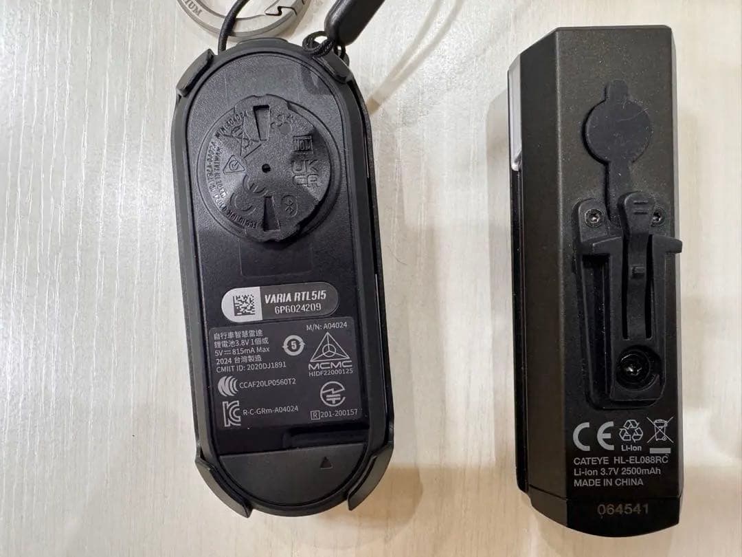 超お得！！garmin VARIA RTL515と Rider750seのセット