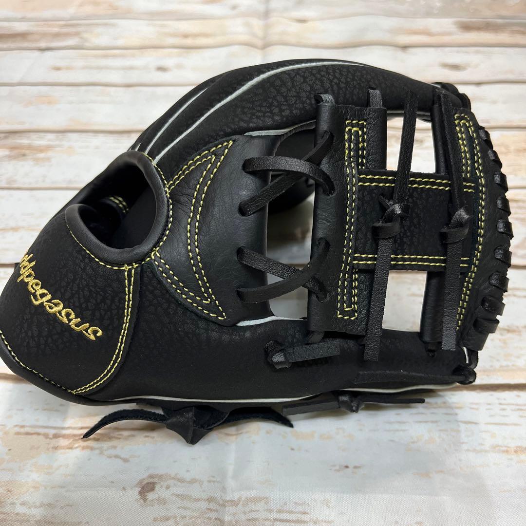 ワールドペガサス　キッズ用　軟式野球用グローブ　黒　右投　新品