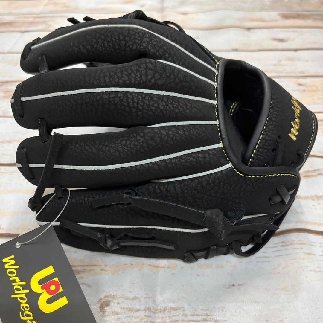 ワールドペガサス　キッズ用　軟式野球用グローブ　黒　右投　新品