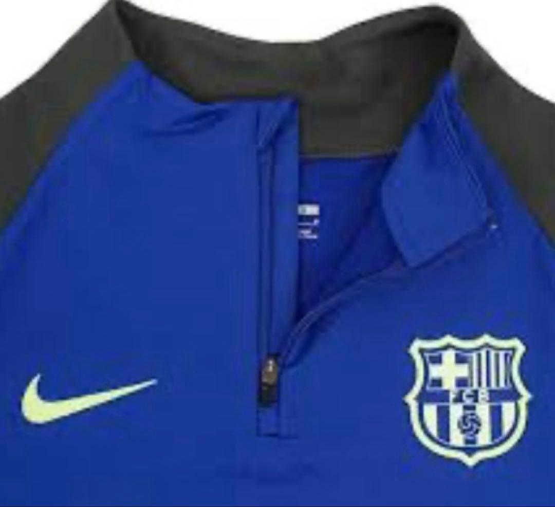 新品 XL NIKE×FC バルセロナ サッカードリルトップ ロングTシャツ