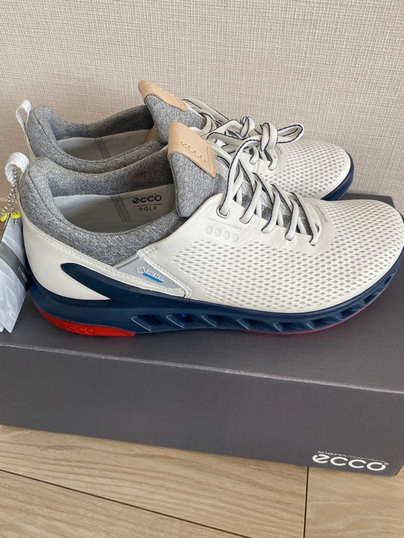 新品ecco BIOM エコー バイオム ゴルフシューズ スパイクレス ホワイト