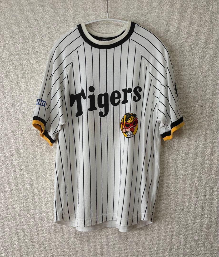 HYSTERICMINI タイガースストライプTシャツ 阪神 ユニフォーム
