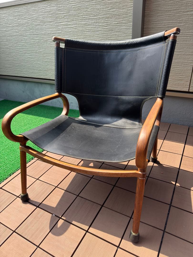 【本革仕様】ikikiグランドチェア　ウォルナット