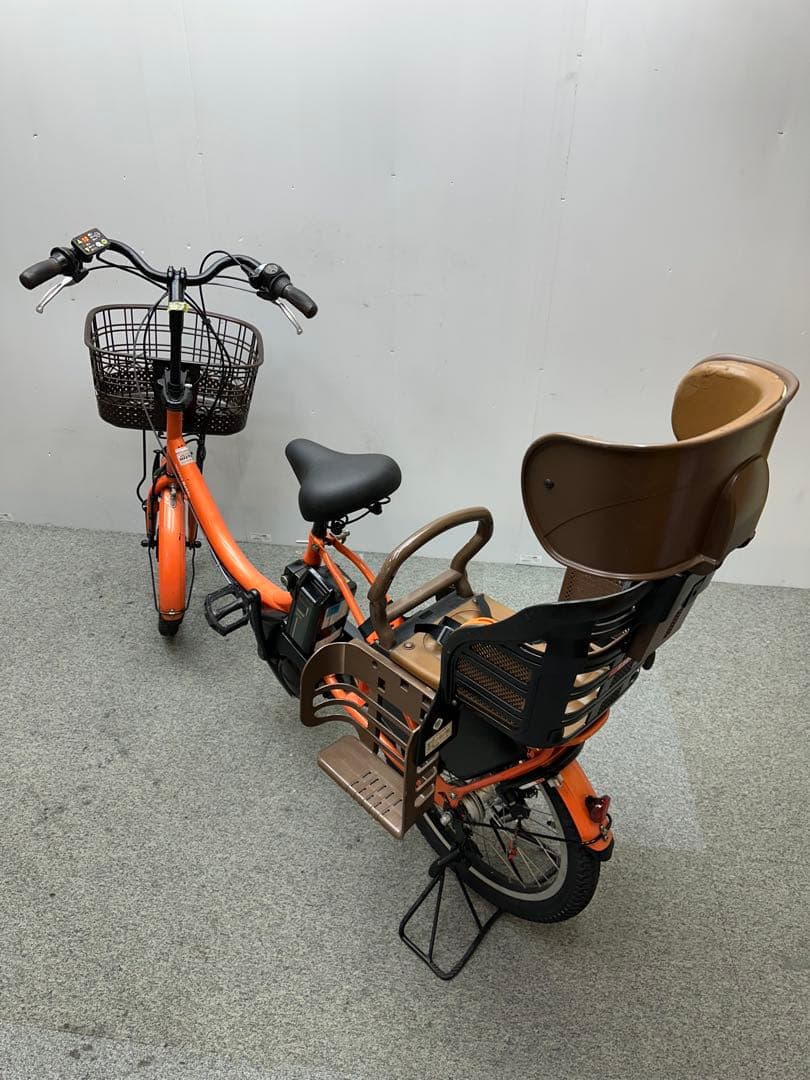 引き取り❗️チャイルドシート付き電動アシスト自転車　ヤマハパスバビー　お買い得品