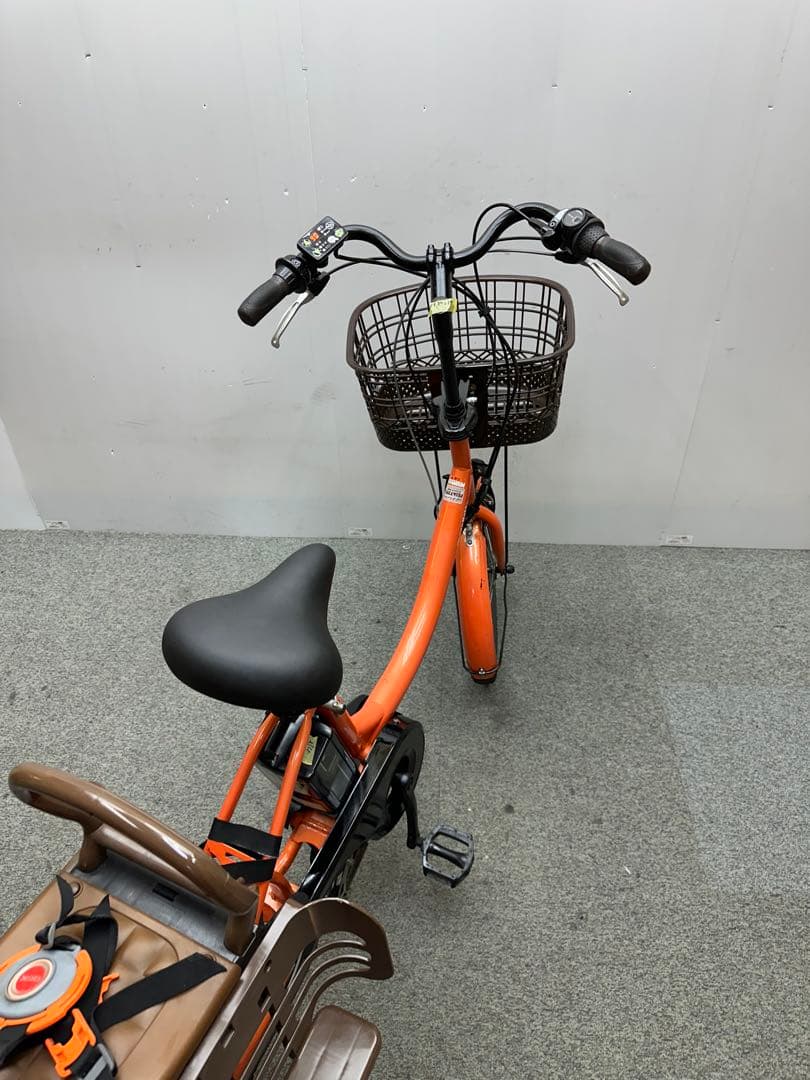 引き取り❗️チャイルドシート付き電動アシスト自転車　ヤマハパスバビー　お買い得品