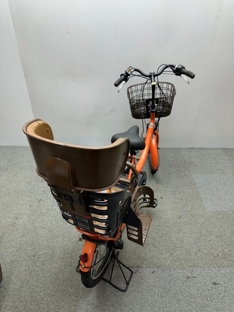 引き取り❗️チャイルドシート付き電動アシスト自転車　ヤマハパスバビー　お買い得品