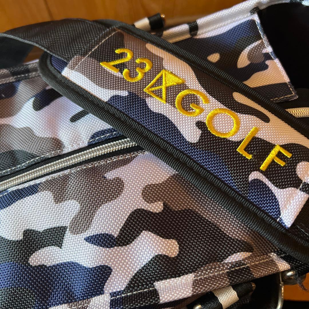 【新品】23区GOLF 2way ボストンバッグ ショルダー 迷彩 カモフラ 黄