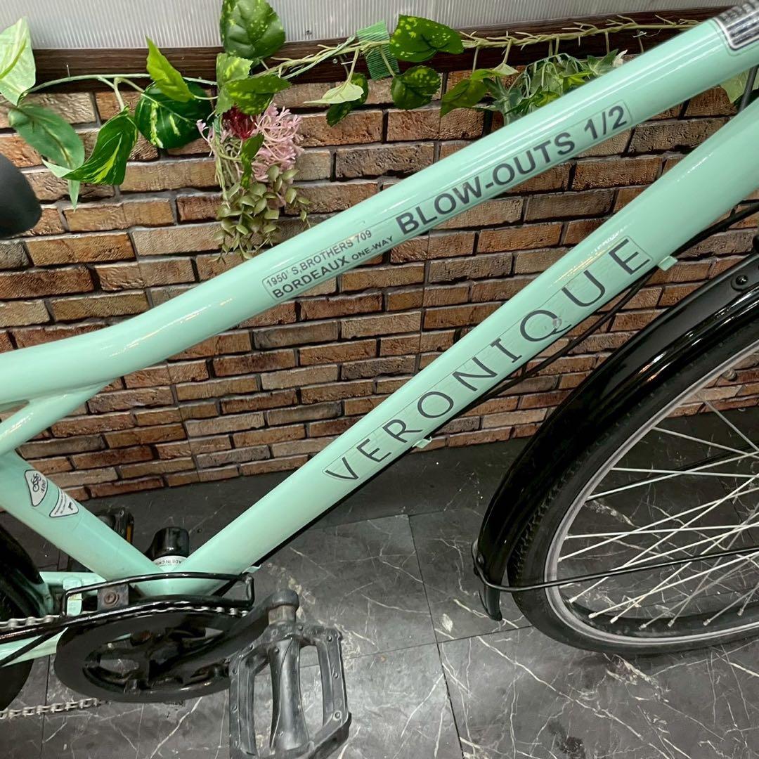 【122】一般車 シティー車 VERONIQUE ミントグリーン 26インチ