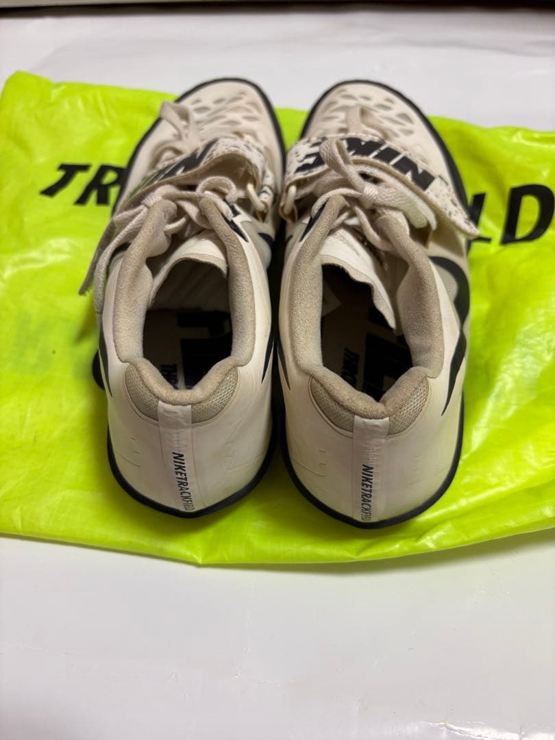 NIKE スパイクシューズ 25.5cm ホワイト/ブラック