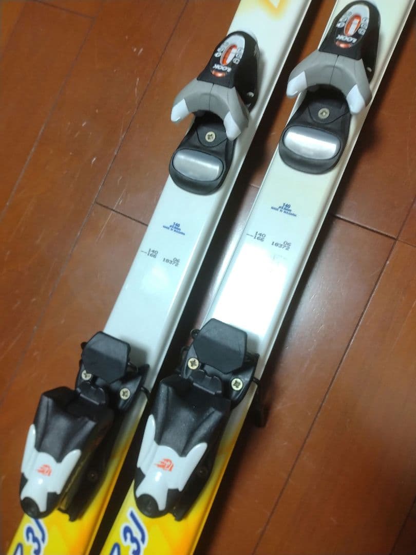 【美品☆】140cm　KAZAMA軽量スキー板セット♪　送料無料！