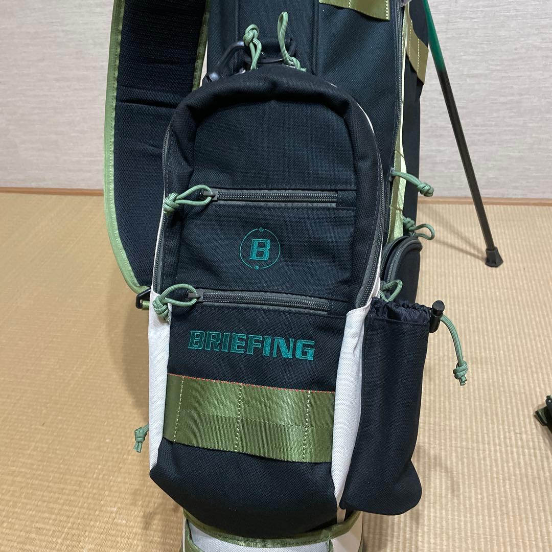 BRIEFING スタンド式ゴルフバッグ ブラック/グリーン