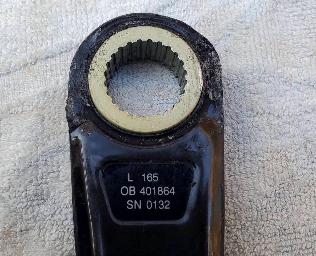 カンパニョーロ 11s アテナ カーボンクランク 165mm　BBカップ付き！