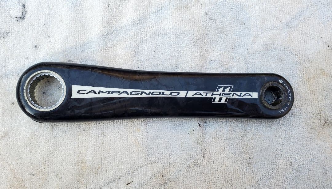 カンパニョーロ 11s アテナ カーボンクランク 165mm　BBカップ付き！