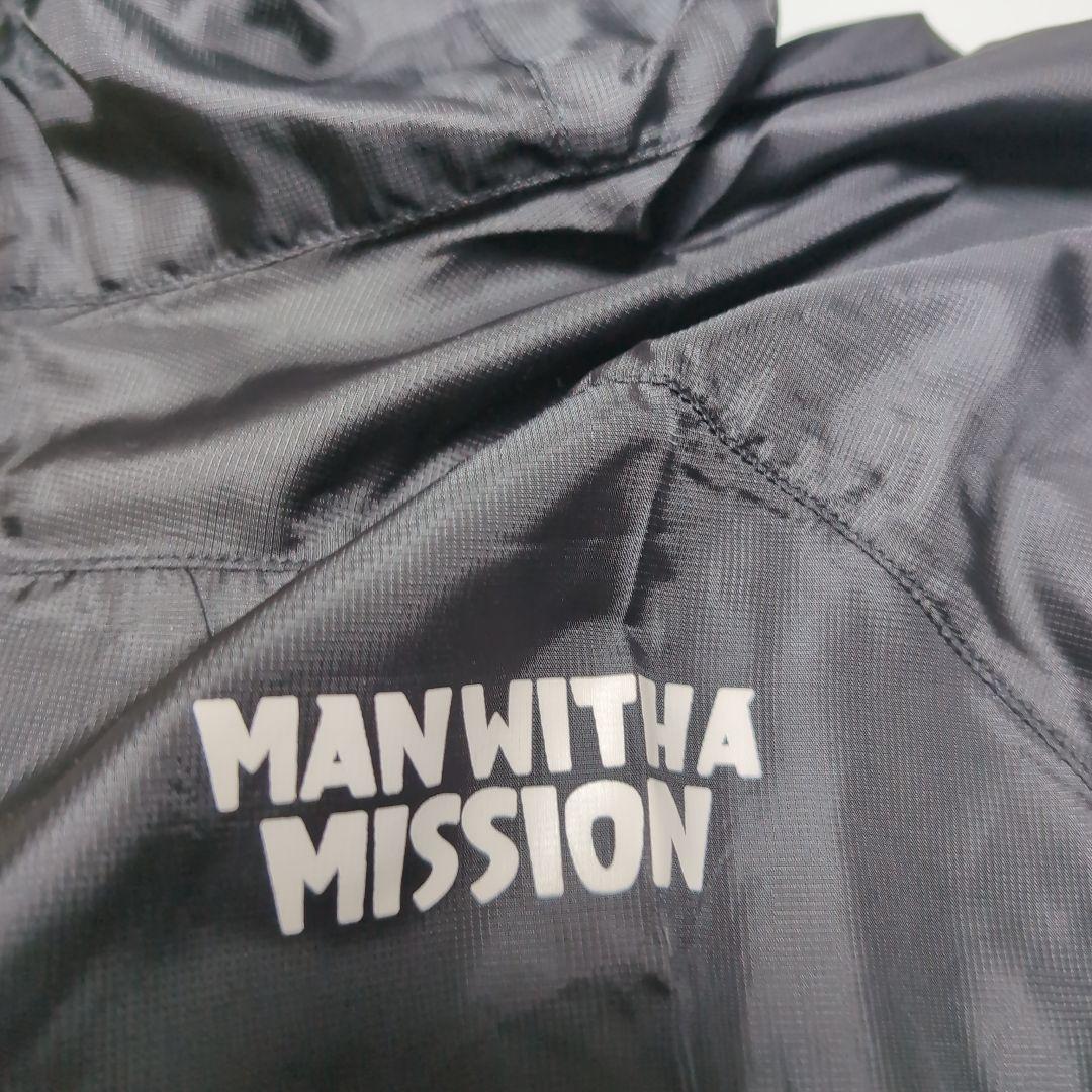 極美品　MAN WITH A MISSION　ナイロンジャケット　ジップパーカー