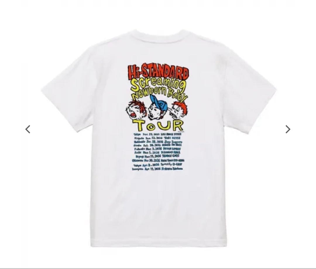 HI-STANDARD ツアー Tシャツ Lサイズ　ハイスタ