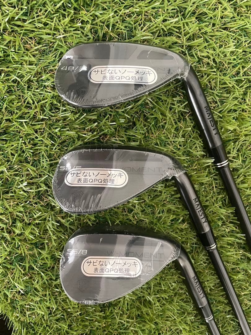 W-moment majesty WEDGE 48°/52°/56° 3本セット