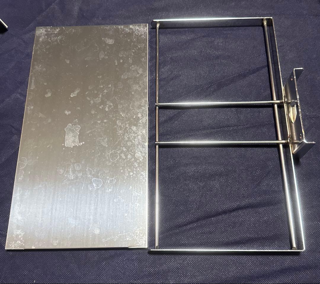 川口工器　突っ張り水切りカゴ（2段➕1段）