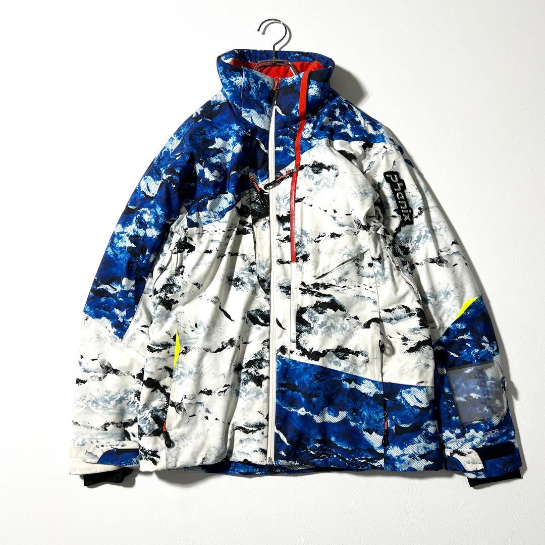 3391【美品】フェニックス　スキーウェア 上下セット デモチームプロ　青　白