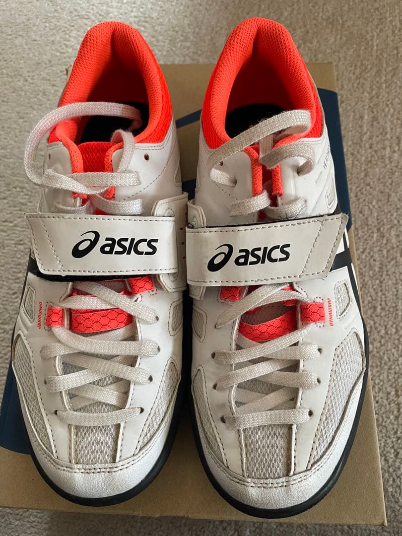 asics HEAT THROW 投てき用 26cm ホワイト/オレンジ
