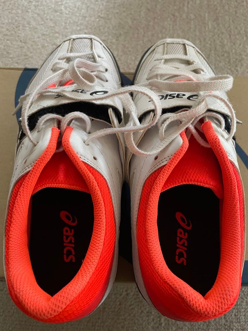 asics HEAT THROW 投てき用 26cm ホワイト/オレンジ
