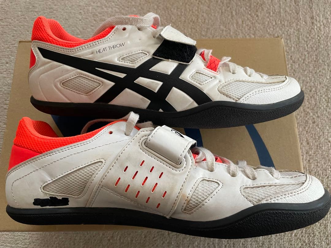 asics HEAT THROW 投てき用 26cm ホワイト/オレンジ