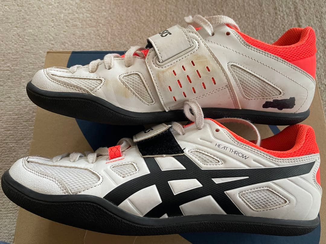 asics HEAT THROW 投てき用 26cm ホワイト/オレンジ