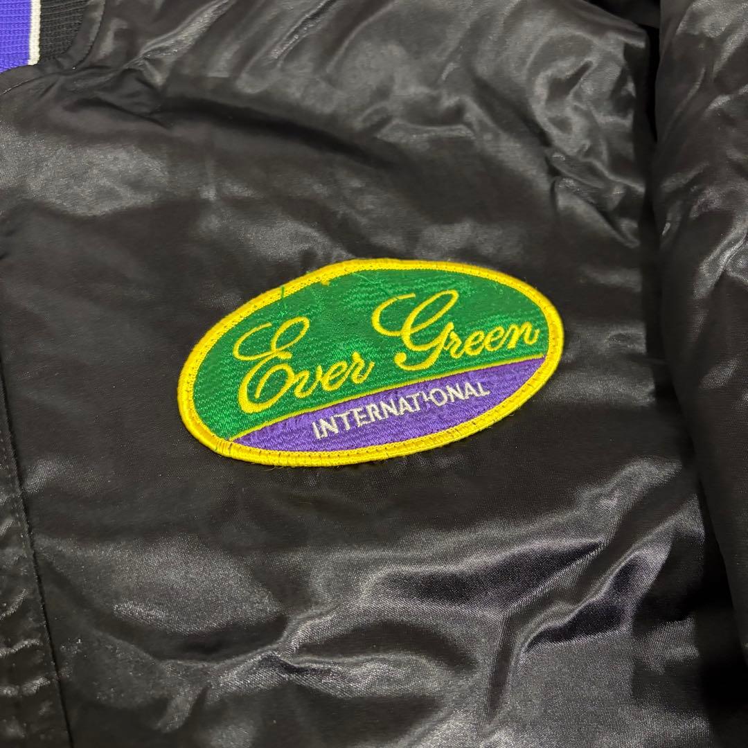 Ever Green スタジャン　ナイロンジャケット L