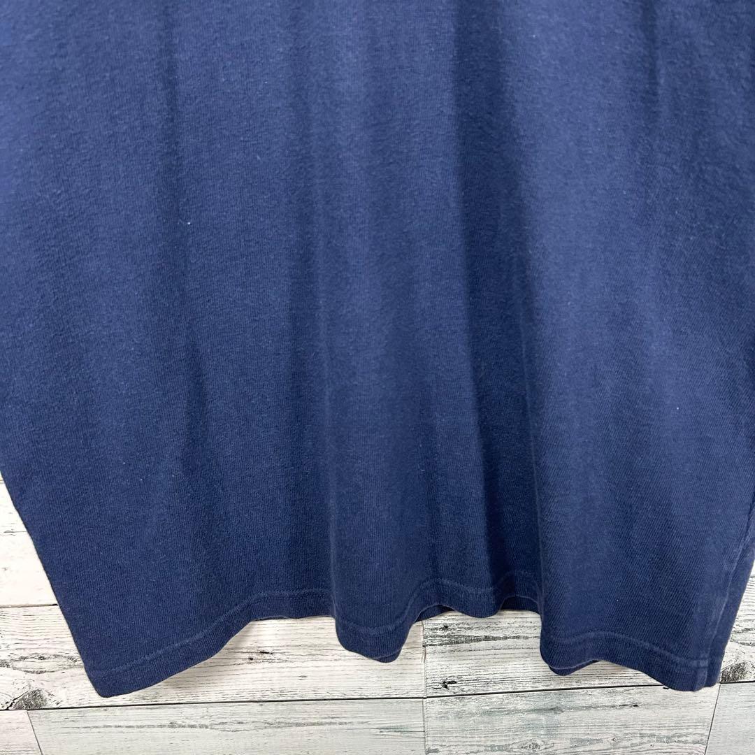 Columbia Knit ラガーシャツ XL ネイビー グリーン 90s