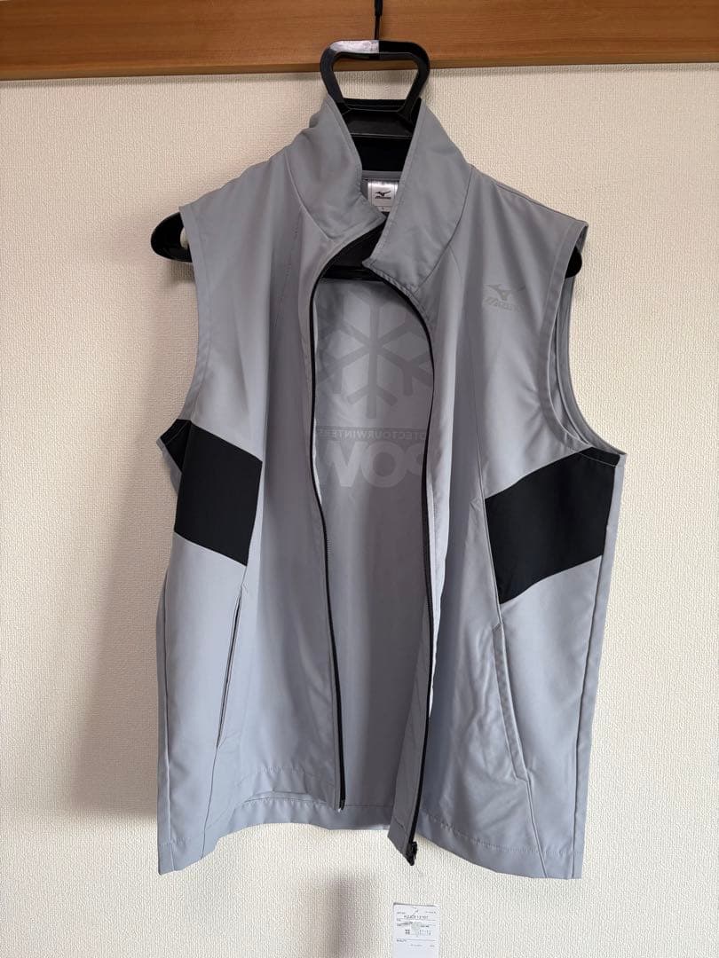 25-26 MIZUNOスキーウェアセット　グレー美品