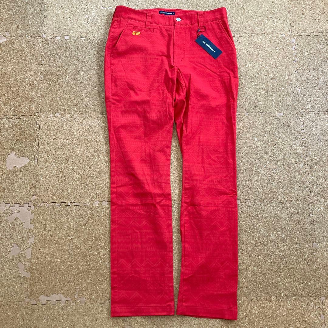 【未使用】ロサーセン　rosasen パンツ　ゴルフパンツ　W82 メンズ　赤