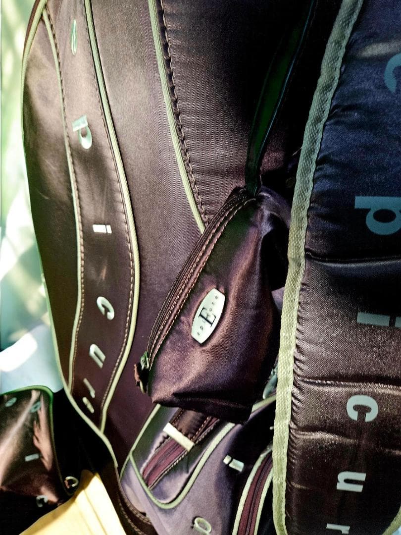 送料無料/超美品　epicure 高級ゴルフバッグ COFEEブラウン