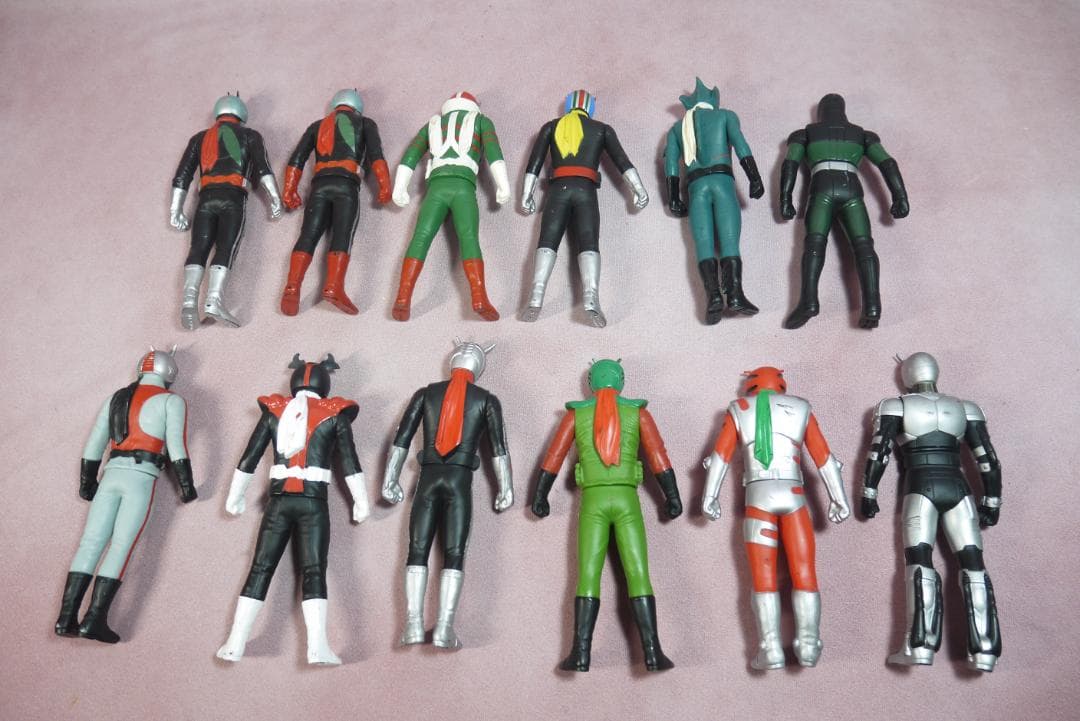 レジェンドライダーシリーズ　昭和シリーズ　ソフビ12体