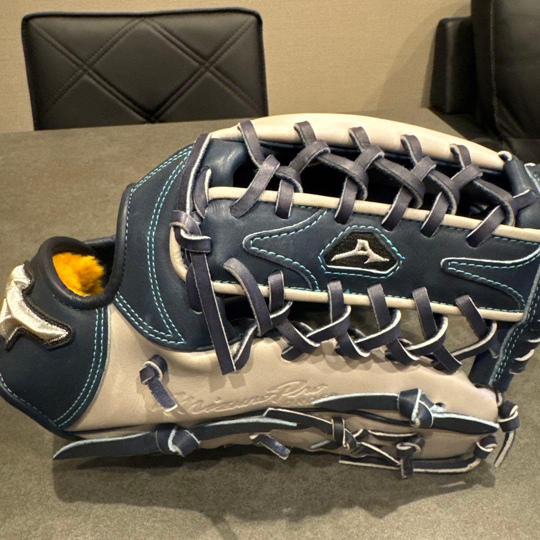 お値下げ！イチローモデル　Mizuno Pro 軟式グローブ ネイビー/グレー